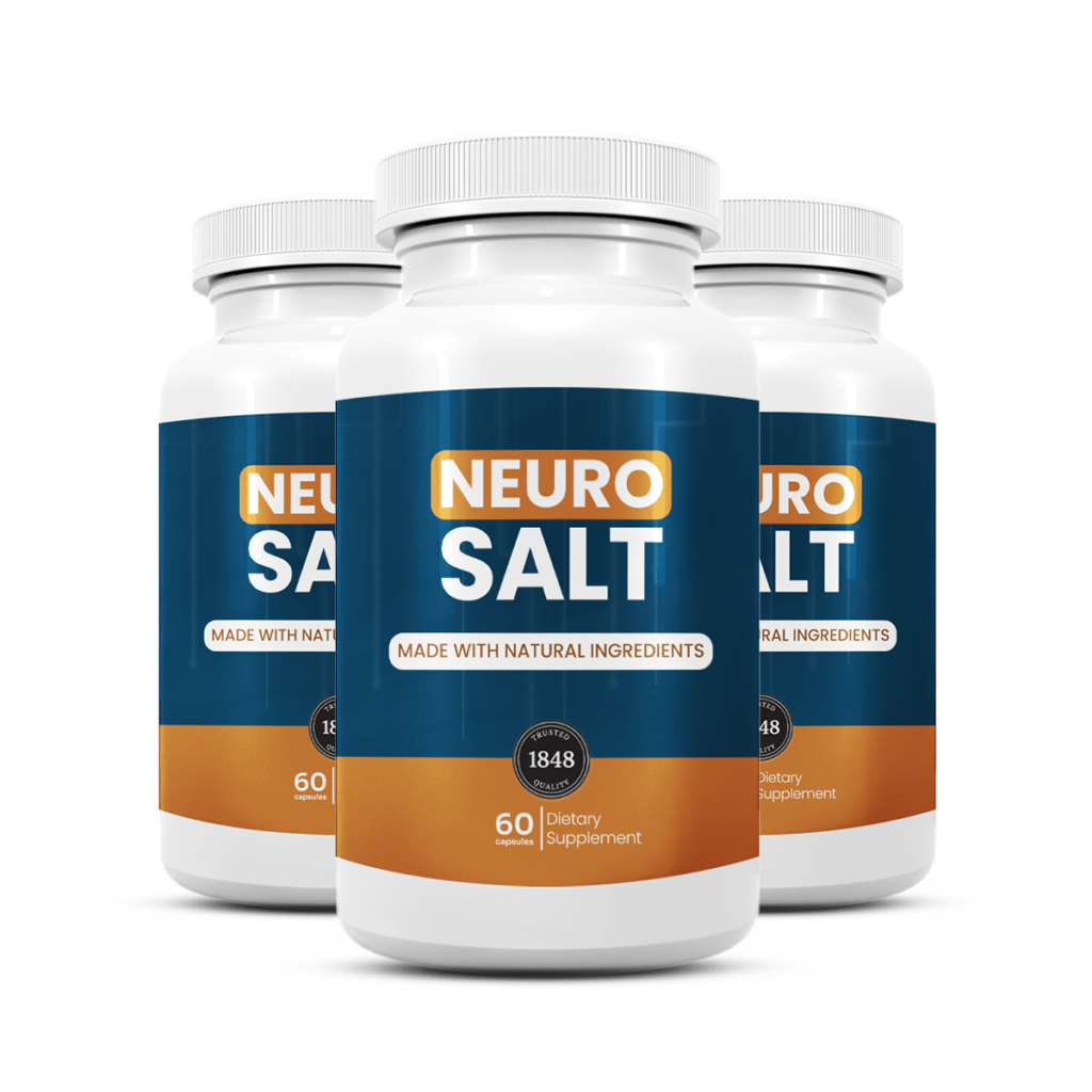 3 Neurosalt bottles